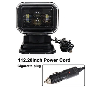 OVOVS Moving Head Led Search Light 60W Marine Led Spot Remote Control Boat SearchLight