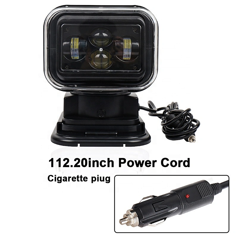 OVOVS Moving Head Led Search Light 60W Marine Led Spot Remote Control Boat SearchLight