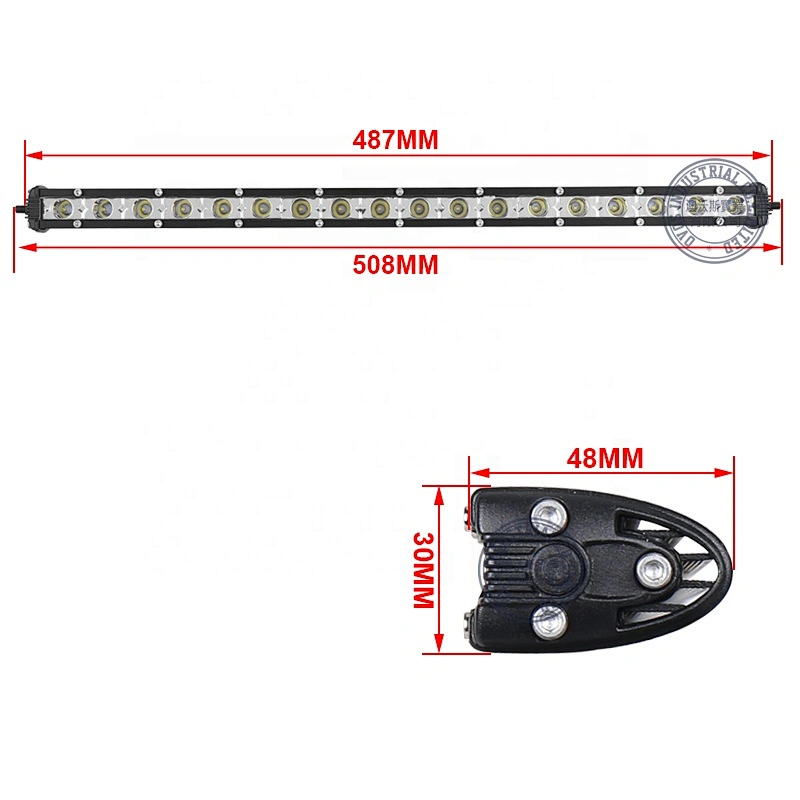 OVOVS waterproof bumper tail 54w 12 volt led light bar with slim design for truck in auto lighting system