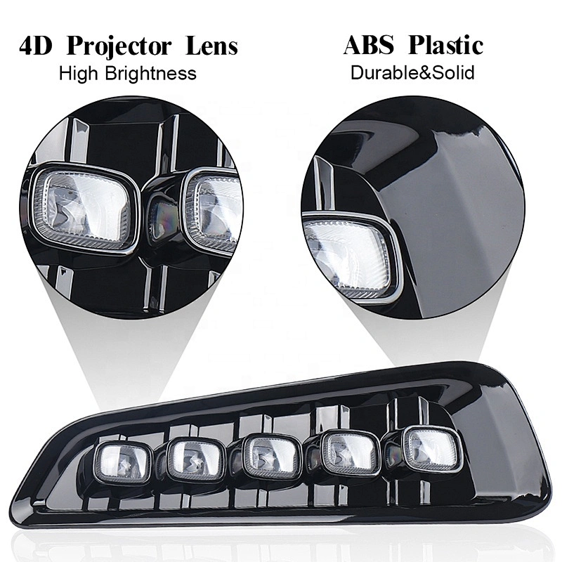 OVOVS Auto Parts Led Switchback Turn Signal Lights 12v Led Auxiliary DRL Turn Signal Light for Ford F150 Raptor