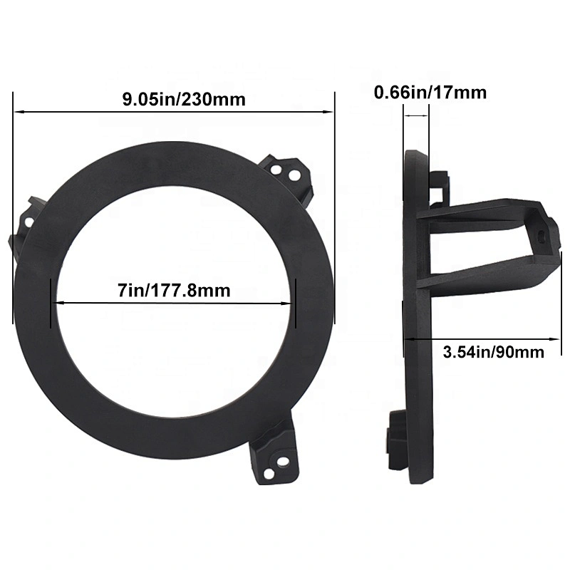 Newest JL Wrangler Headlight Mounting Bracket Round Ring Brackets for Jeep wrangler JL 2018+