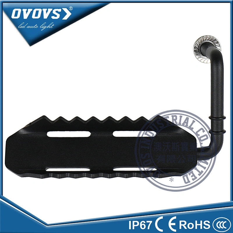 OVOVS high quality Foot Pegs for Jeep Wrangler 2007-2016 Anti-Slip Iron Foot Rest Pedal Dentate Shape in auto lighting system