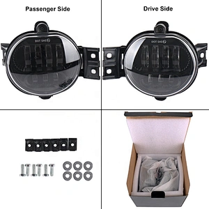 OVOVS newest 63W led fog lights 12V high intensity scattering fog lamps for Dodge Ram