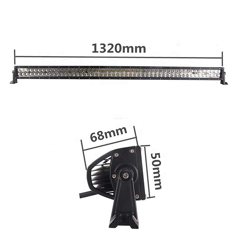 Factory wholesale led light bar 4x4 300w double row ATV driving 52inch led offroad light bar for trucks,auto parts