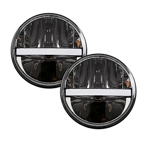 OVOVS 7 inch Auto Parts LED Headlight with DRL 12v 24v 7'' Projector LED Headlamp For Jeep