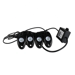 OVOVS LED 12V Light RGBW Waterproof Bluetooth LED Rock Light for Truck Cars ATV