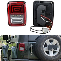 OVOVS new running brake reverse turn function led Clear PC lens jk rear tail light for j-eep wrangler