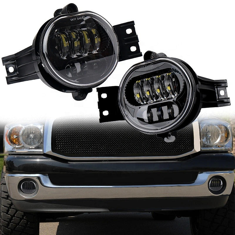 OVOVS newest 63W led fog lights 12V high intensity scattering fog lamps for Dodge Ram