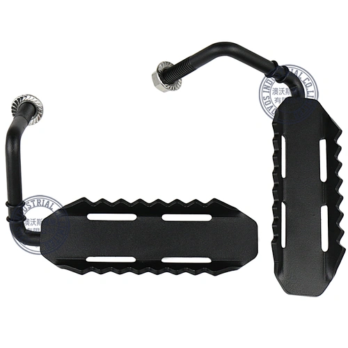 OVOVS high quality Foot Pegs for Jeep Wrangler 2007-2016 Anti-Slip Iron Foot Rest Pedal Dentate Shape in auto lighting system