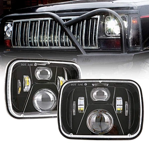 OVOVS Rectangular Led Headlamp Offroad Trucks High Low 6x7