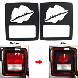 OVOVS Auto Exterior Accessories Rear Lamp Tail Light Guard Cover For Jeep Wrangler JL