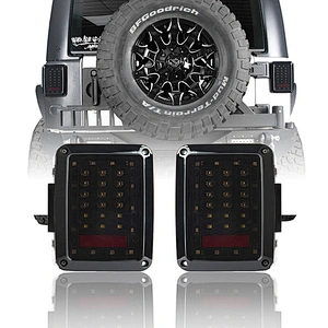 OVOVS led tail light 12v Running turn signal rear led light for J-eep wrangler JK Auto lighting system