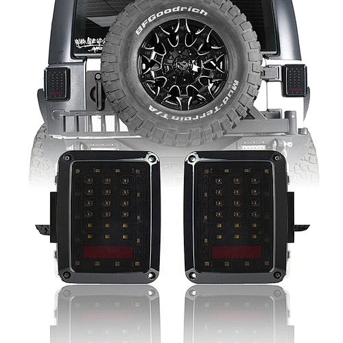 OVOVS led tail light 12v Running turn signal rear led light for J-eep wrangler JK Auto lighting system
