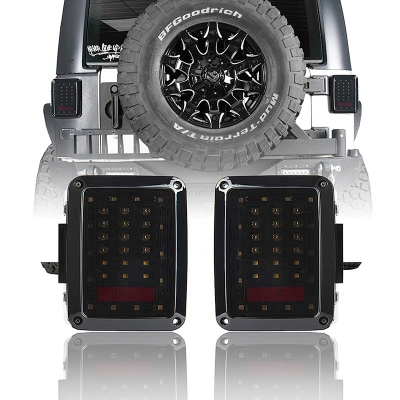 OVOVS led tail light 12v Running turn signal rear led light for J-eep wrangler JK Auto lighting system