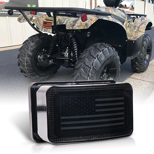 OVOVS Smoked ATV Tail Light 10-36V Led Brake Tail Light ATV UTV 4x4 Yamaha Grizzly Viking Rhino Big Bear Kodiak Bruin Wolverine