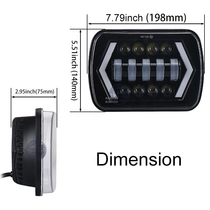 OVOVS 55W Rectangular 7x6 5x7