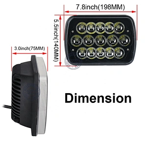OVOVS Trucks Square Headlight 5x7