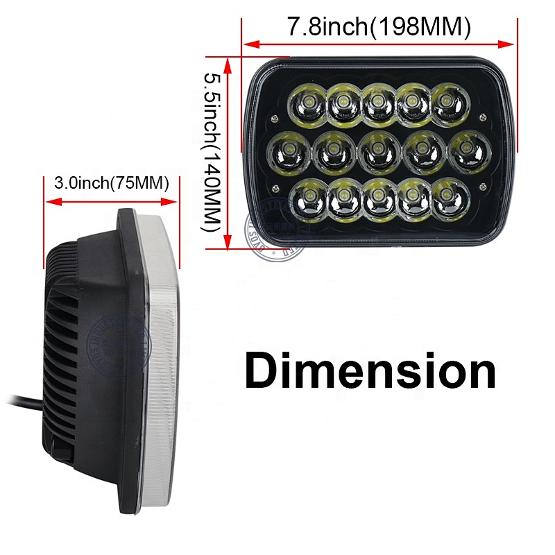 OVOVS Trucks Square Headlight 5x7