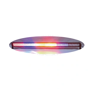 OVOVS Waterproof remote control wireless 288w 50 inch RGB led light bar for boat ,vehicle