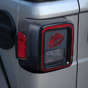 OVOVS Auto Exterior Accessories Rear Lamp Tail Light Guard Cover For Jeep Wrangler JL
