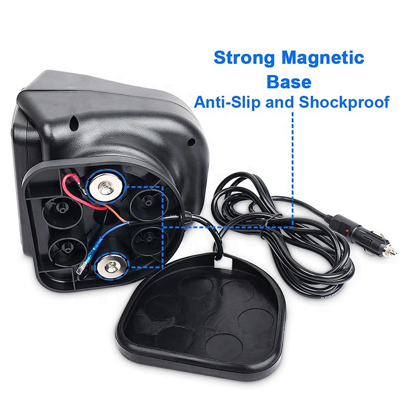 OVOVS 60W Led 360 Degree Searchlight Wireless Spotlight Magnetic Base for Car Boat Vehicles 1PCS