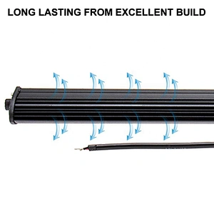 OVOVS Factory Price 54w Single Row LED Light Bar 19