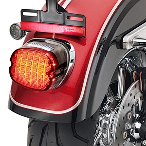 OVOVS for Harley Tail light 12V Brake Turn Signal Rear Led Tail Light for Motorcycle Sportster Dyna