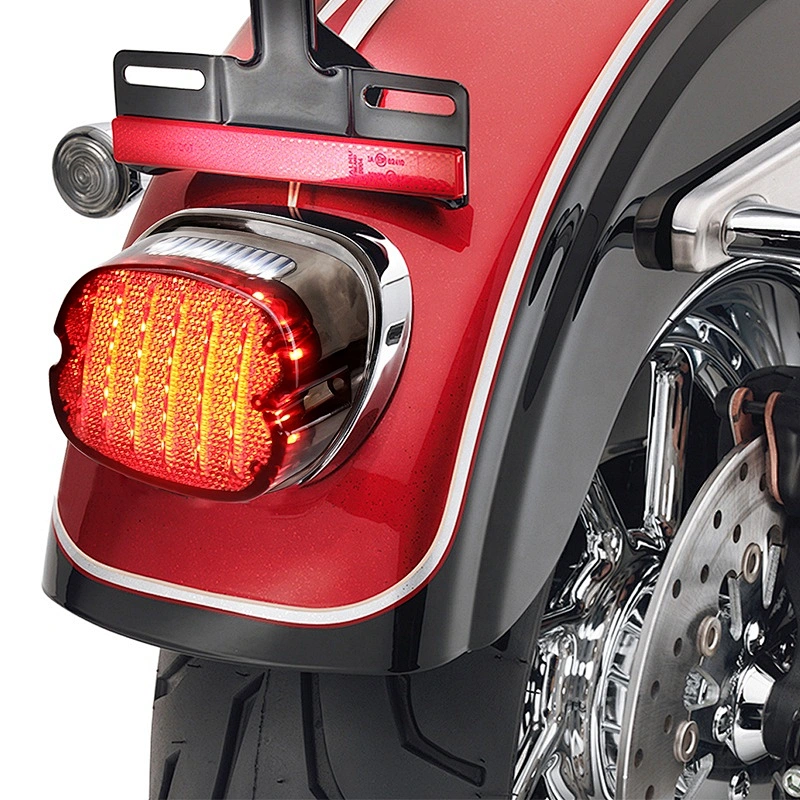 OVOVS for Harley Tail light 12V Brake Turn Signal Rear Led Tail Light for Motorcycle Sportster Dyna