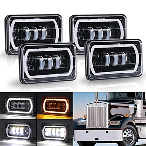 OVOVS 4PCS Square Headlights 4x6
