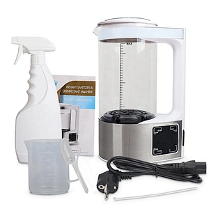 OVOVS 2L Disinfection Liquid Making Machine with Portable Split Bottle Homemade Sanitizer for Outdoor Household Cleaning