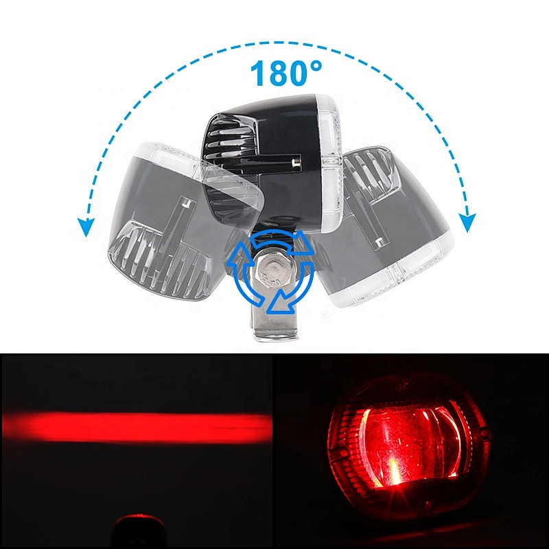 OVOVS 10w Red Zone Line Forklift Warning Light 12-80V Forklift safety lights