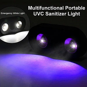 OVOVS Latest Portable UV Disinfection lamp for car accessories UV sterilizer light LED lighting sanitizer in air outlet