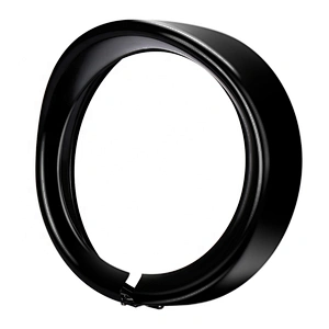 OVOVS 7 Inch Motorcycle Headlight Trim Ring Visor for Harley Davidson