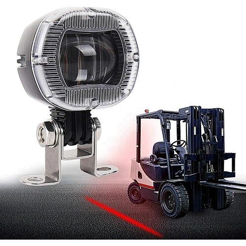 OVOVS 10W Forklift Light 12-80V Zone Beam Led Forklift Warning Light Line Light for Warehouse Danger Area