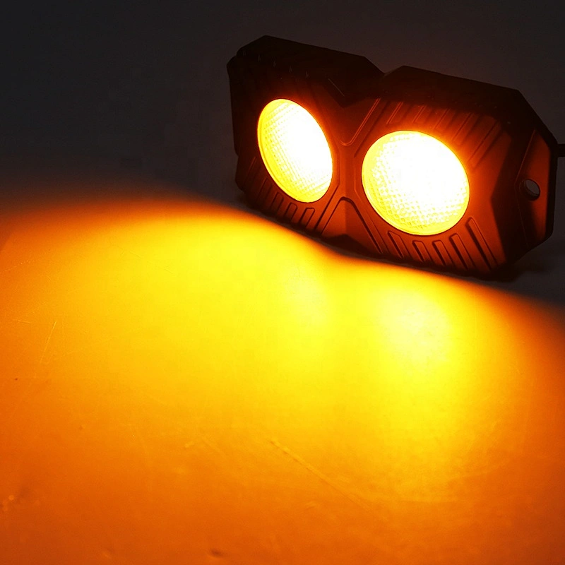OVOVS 18W Led Rock Light Multi-Color Optional White Yellow Blue Red Green Under Truck Rock Light 12V