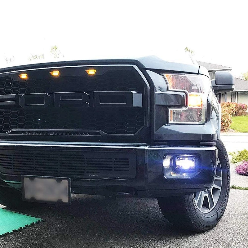 OVOVS 4 inch Rectangular LED Fog Lights 48W Fog Light Assembly Kit for Ford F150 2015-2018