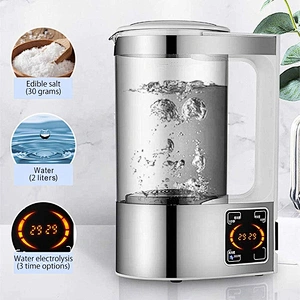 OVOVS 2L Disinfection Liquid Making Machine with Portable Split Bottle Homemade Sanitizer for Outdoor Household Cleaning