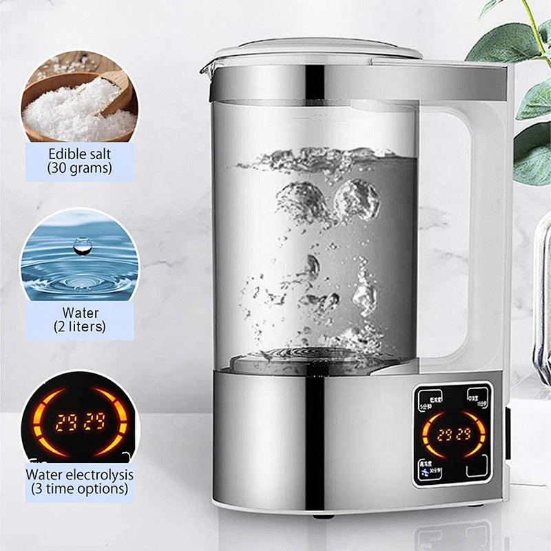 OVOVS 2L Disinfection Liquid Making Machine with Portable Split Bottle Homemade Sanitizer for Outdoor Household Cleaning