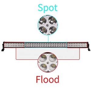 Factory wholesale led light bar 4x4 300w double row ATV driving 52inch led offroad light bar for trucks,auto parts