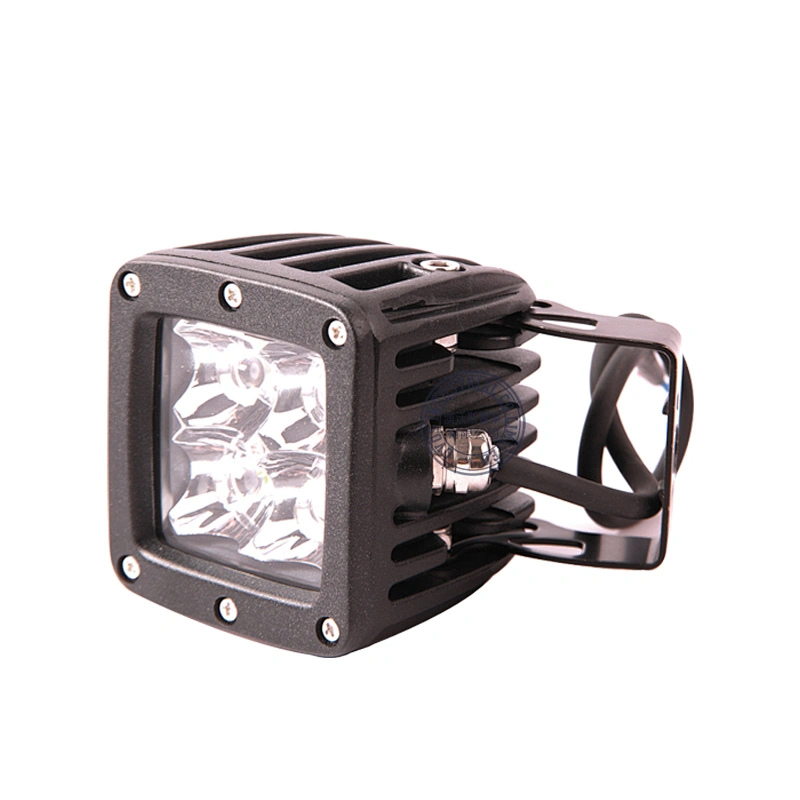 OVOVS square 12w foglamp covers red led strobe light for truck, atv