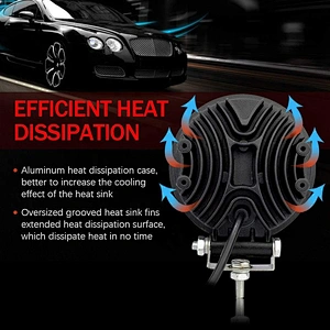 Auto parts OVOVS factory supplier 4inch car round led 24w work light for truck