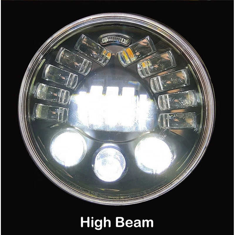 OVOVS 7Inch 70W Hi/Low DRL White Amber 7