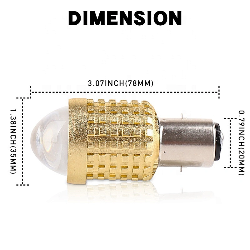 OVOVS 35W Motorcycle Led Headlamp CSP Headlight Bulbs Replaceable High Low Beam Headlamp