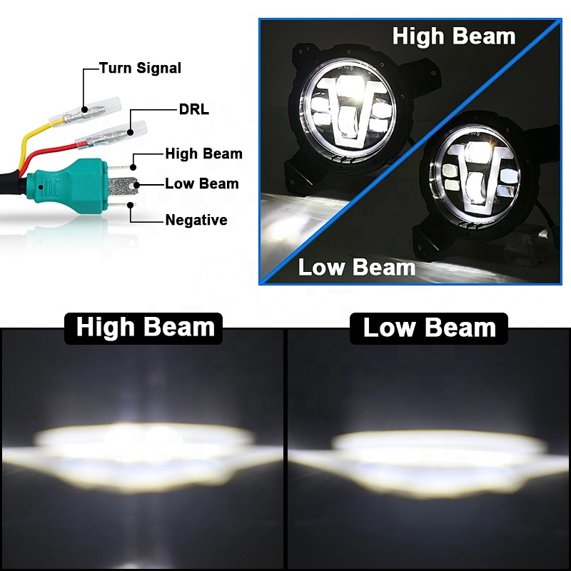 OVOVS New Upgrade Design 9 inch Led Headlight with 