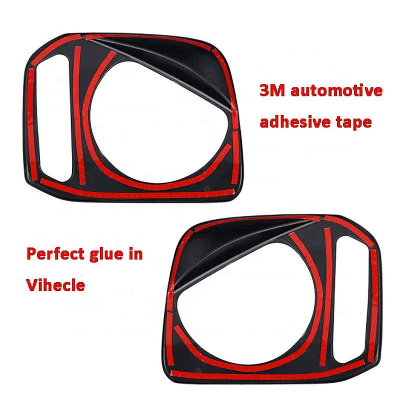 OVOVS new design Headlight garnish head light cover black ABS material for SUZUKI JIMNY JB23