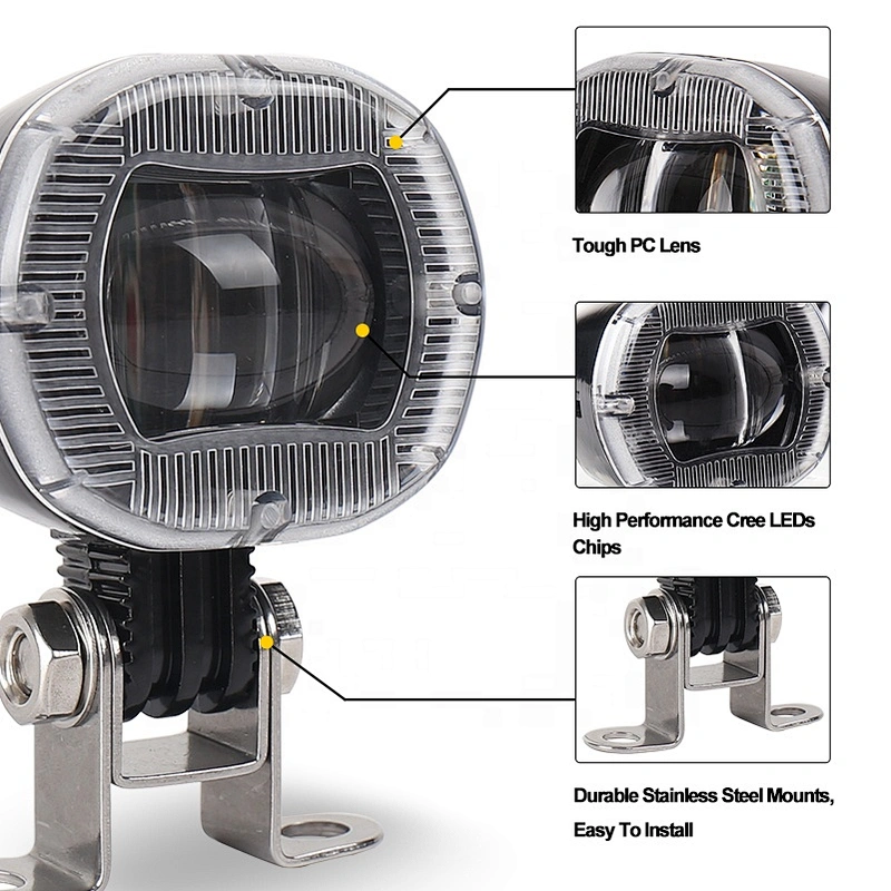 OVOVS 10W Forklift Light 12-80V Zone Beam Led Forklift Warning Light Line Light for Warehouse Danger Area