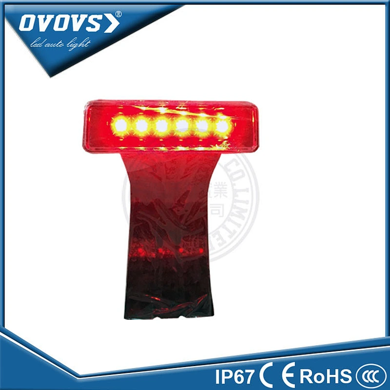 OVOVS best selling cheap top led brake light 12v 6w high mount stop lamp CHMSL for j-eep wrangler in auto lighting system