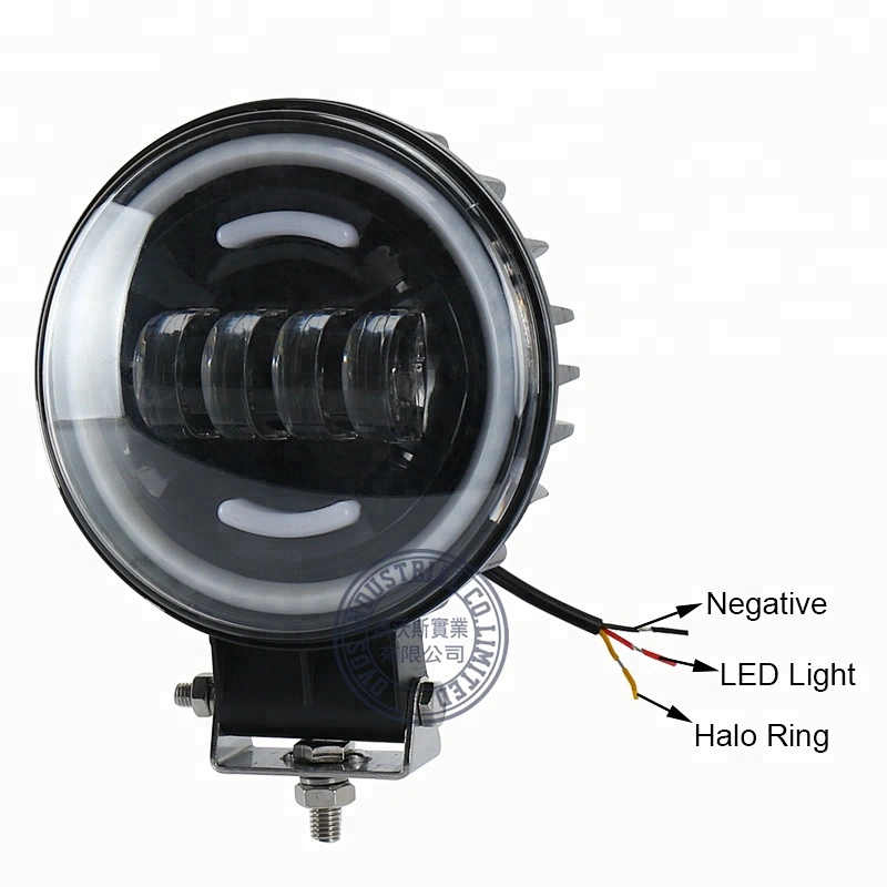 OVOVS 6 Inch 35W Round Led Driving Auxiliary Work Light Front Bumper Lamps for truck