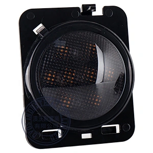OVOVS 12V Fender Flare Turn Signal LED Side Marker Fender Lights  for Jeep JK