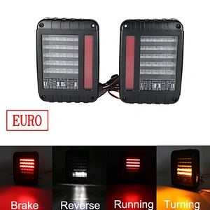 OVOVS Led Tail Light With CE Certificate US/EU version Led Rear Light Auto Parts 12V DC Tail Lights for Jeep Wrangler JK